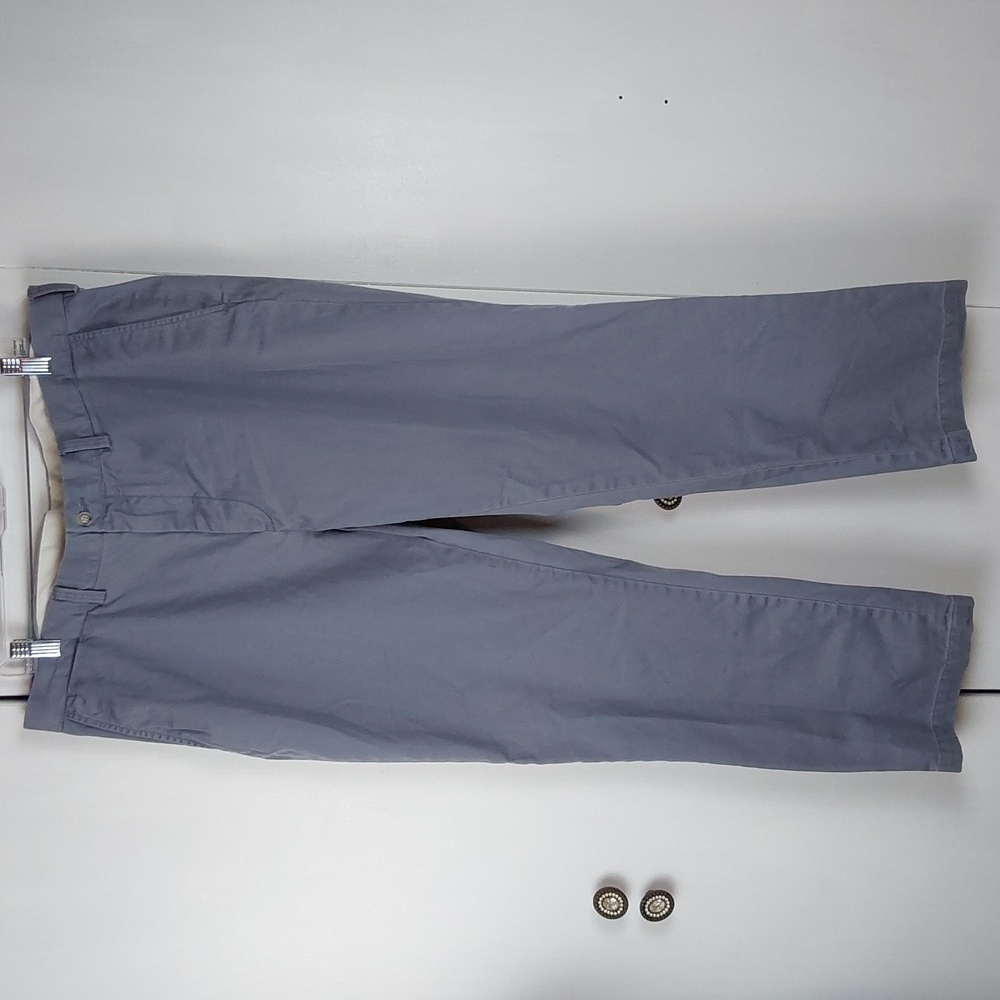 Ralph Lauren| Mens Blue Comfort Chino Dress Pants Trousers Preppy Neutral 38X30
